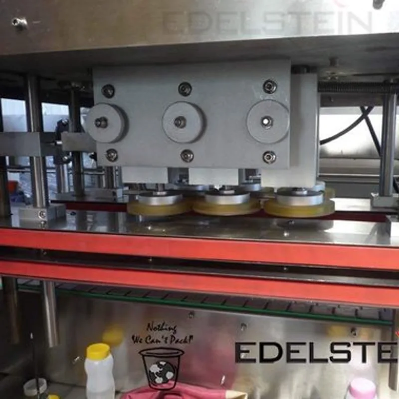 EDELSTEIN in-line multi-spindle roller capping machine