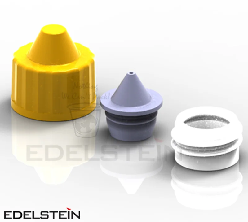 EDELSTEIN neck cap plug, insert, and grommet components