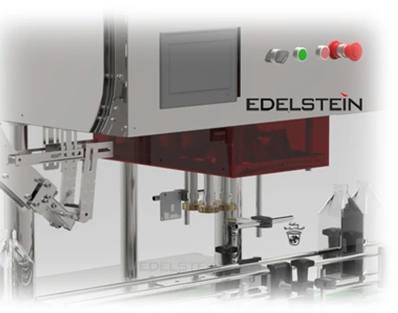 EDELSTEIN in-line spindle roller capping machine