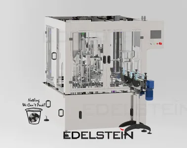 EDELSTEIN rotary cup filling and sealing machine