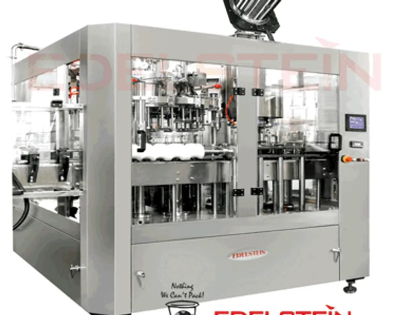 EDELSTEIN rotary isobaric counter-pressure bottle filler-capper