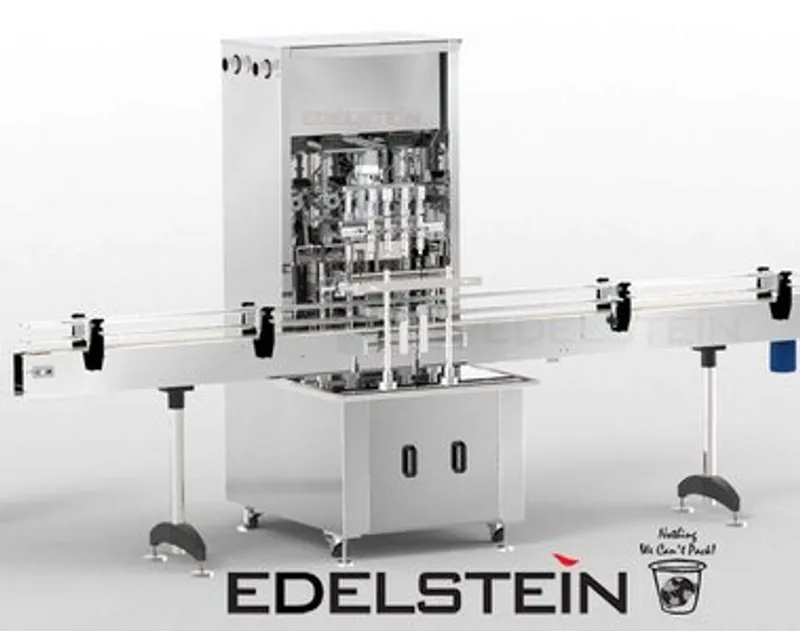 EDELSTEIN in-line time-gravity filling machine