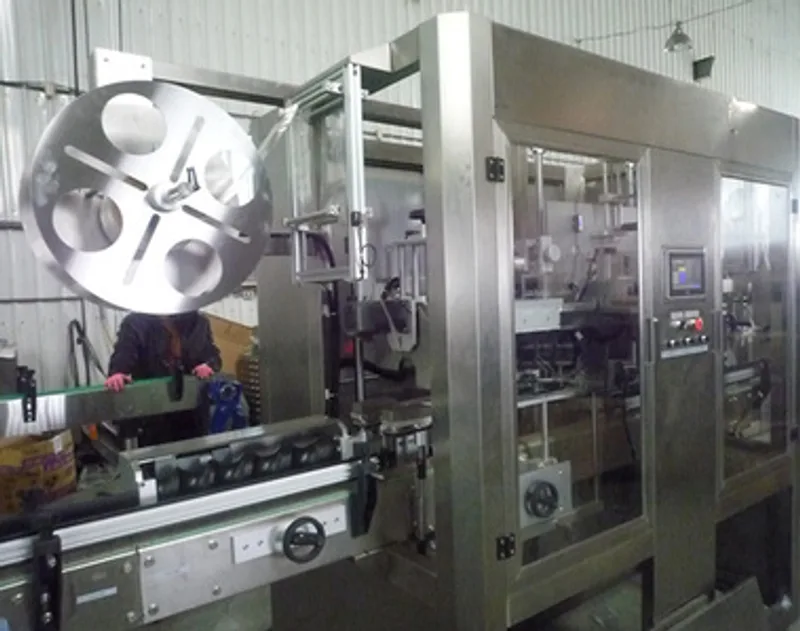 EDELSTEIN double head shrink labelling machine
