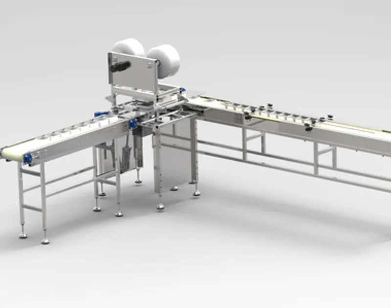 EDELSTEIN in-line tub sealing machine with multiple sealing stations
