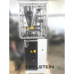 EDELSTEIN compact vertical form-fill-seal machine with volumetric cup dosing